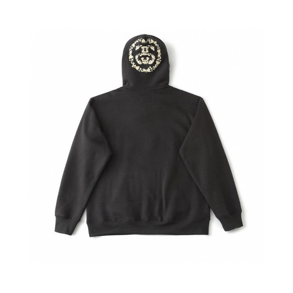 Stussy x Denim Tears Reactor Black Graphic Hoodie - Picture 8 of 8
